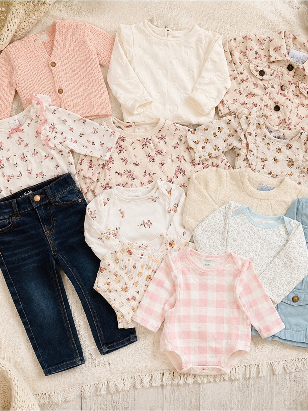 ✨ Baby Girl Bundle | Adorable Mixed Outfit Lot | Cute Everyday + Photo Ready